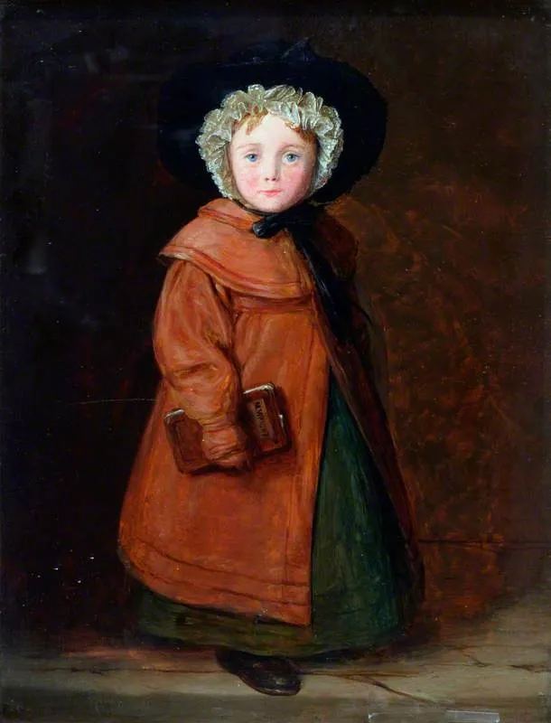 Mary Wright, the Carpenter's Daughter, by William Mulready, oil, 1828