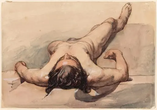 Study of a Male Nude, by William Mulready