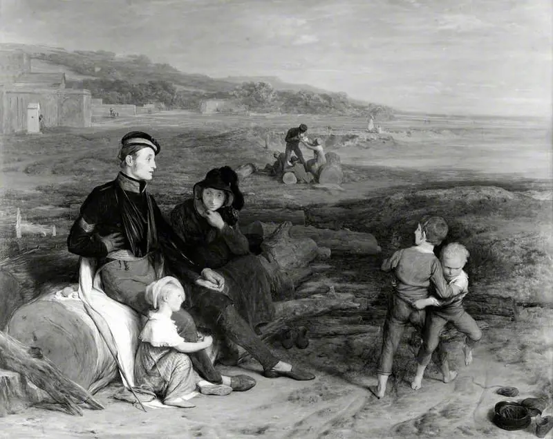 The Convalescent from Waterloo, by William Mulready