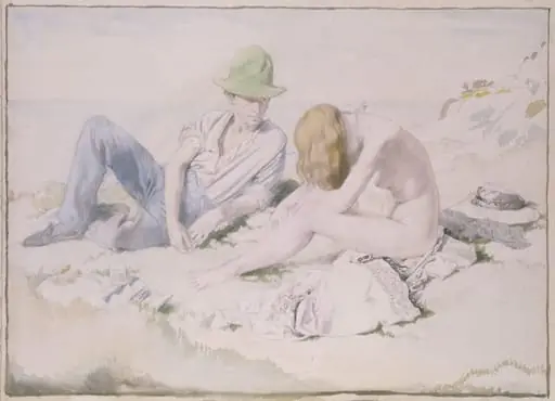 The Draftsman and his Model, by William Newenham Montague Orpen