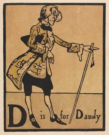 An Alphabet: D is for Dandy, by William Nicholson