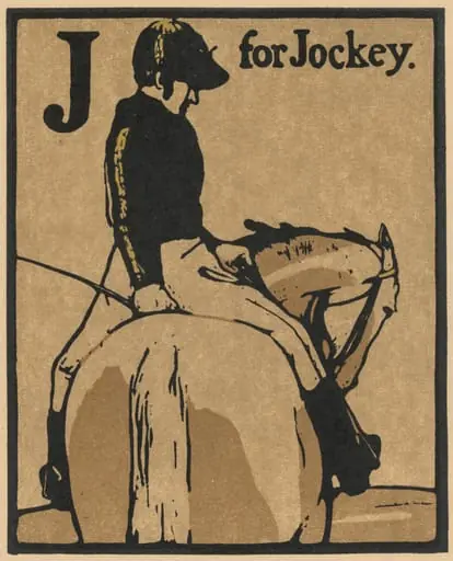 An Alphabet: J for Jockey, by William Nicholson