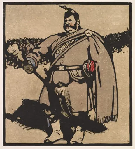 London Types: Drum-Major, by William Nicholson