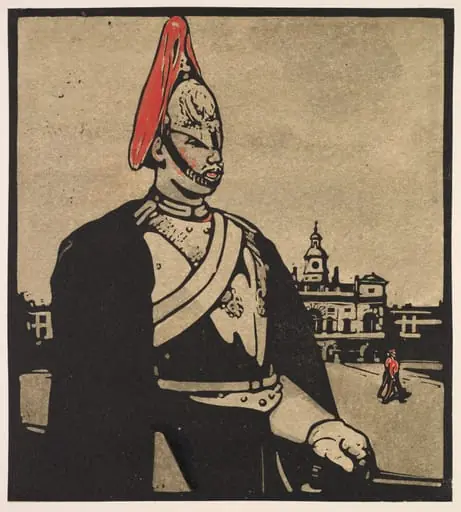 London Types: Guardsman, by William Nicholson