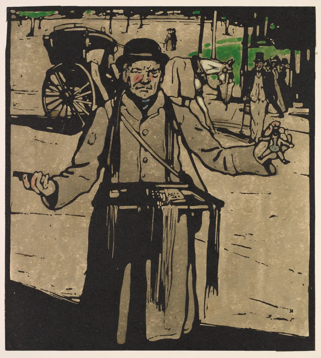 London Types: Hawker, by William Nicholson, 1898