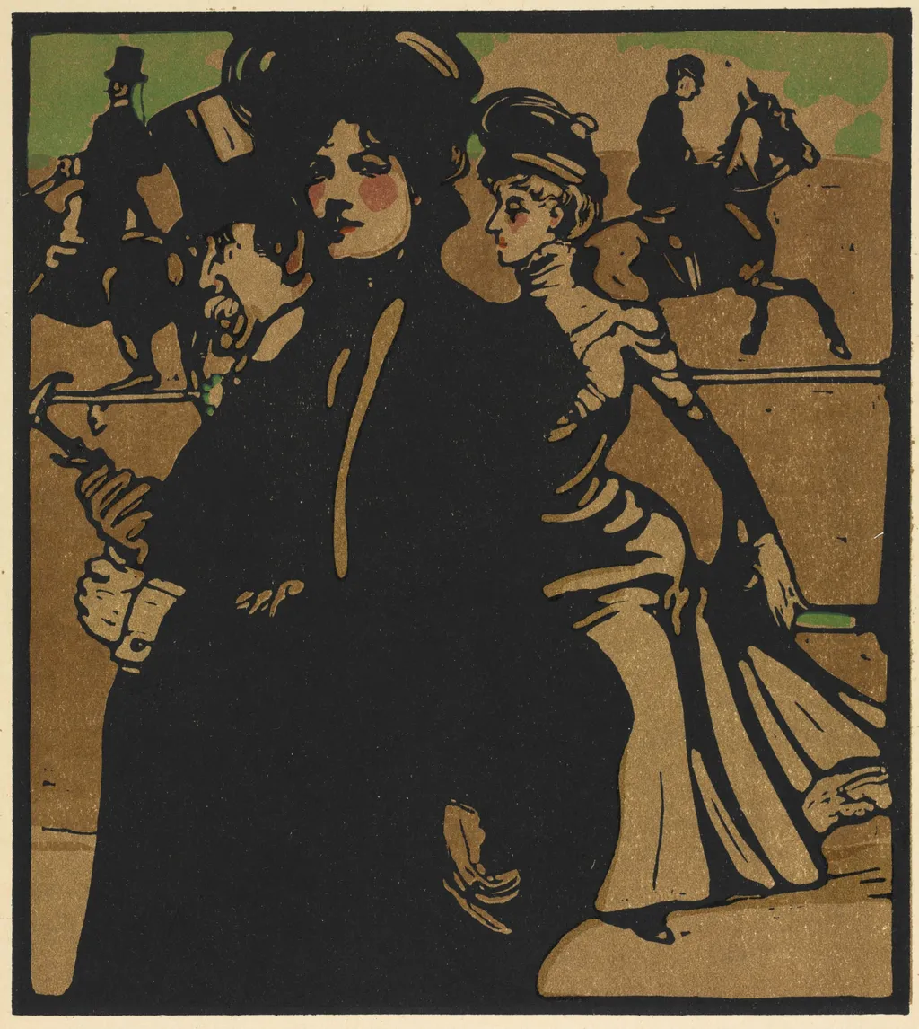 London Types: Lady, by William Nicholson, 1898