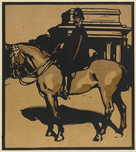 London Types: Policeman (Constitution Hill), by William Nicholson