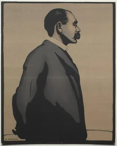 Rudyard Kipling, by William Nicholson
