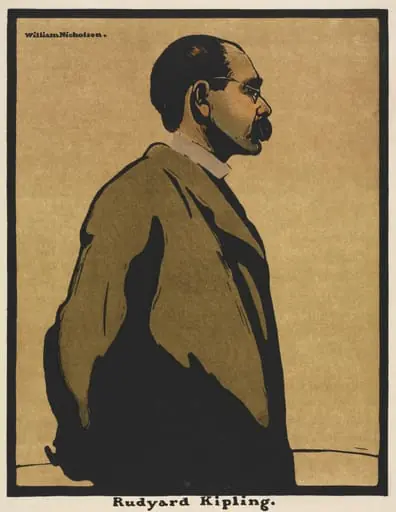 Twelve Portraits: Rudyard Kipling, by William Nicholson