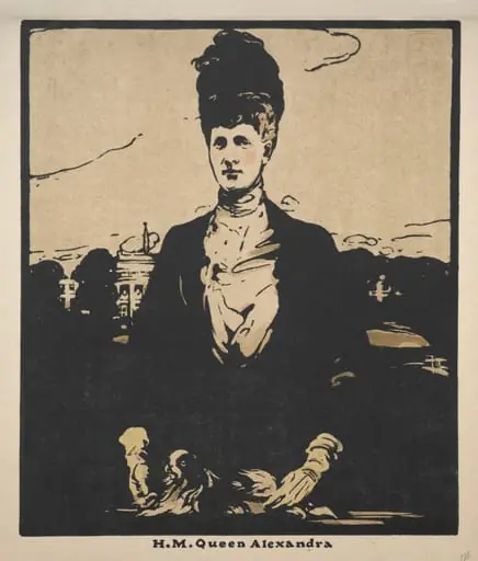 Twelve Portraits (Second Series):  H. M. Queen Alexandra, by William Nicholson