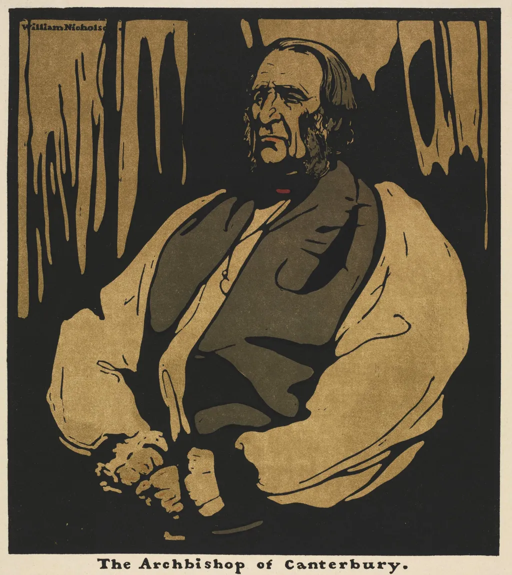 Twelve Portraits: The Archbishop of Canterbury, by William Nicholson, 1898