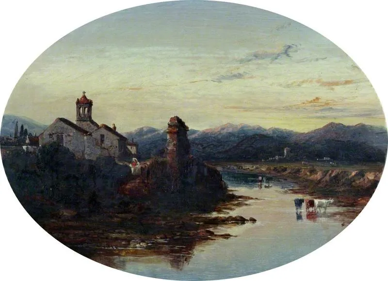 Foligno, by William Oliver, oil, 1849