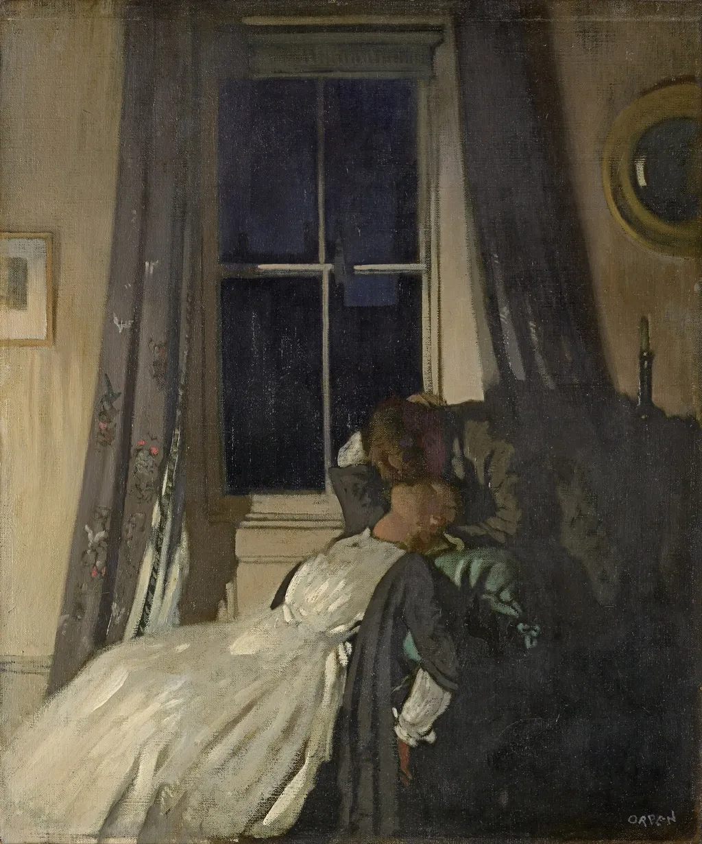 Night, by William Orpen, oil, 1907