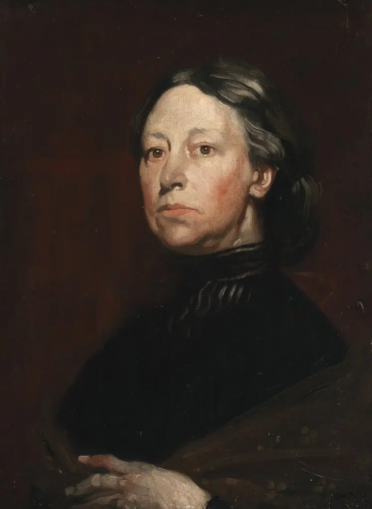 Portrait of Augusta Gregory (1852-1932), Dramatist and Folklorist, by William Orpen