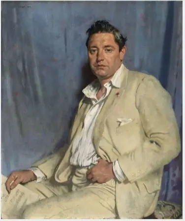 Portrait of John Count McCormack (1884-1945), Tenor, by William Orpen