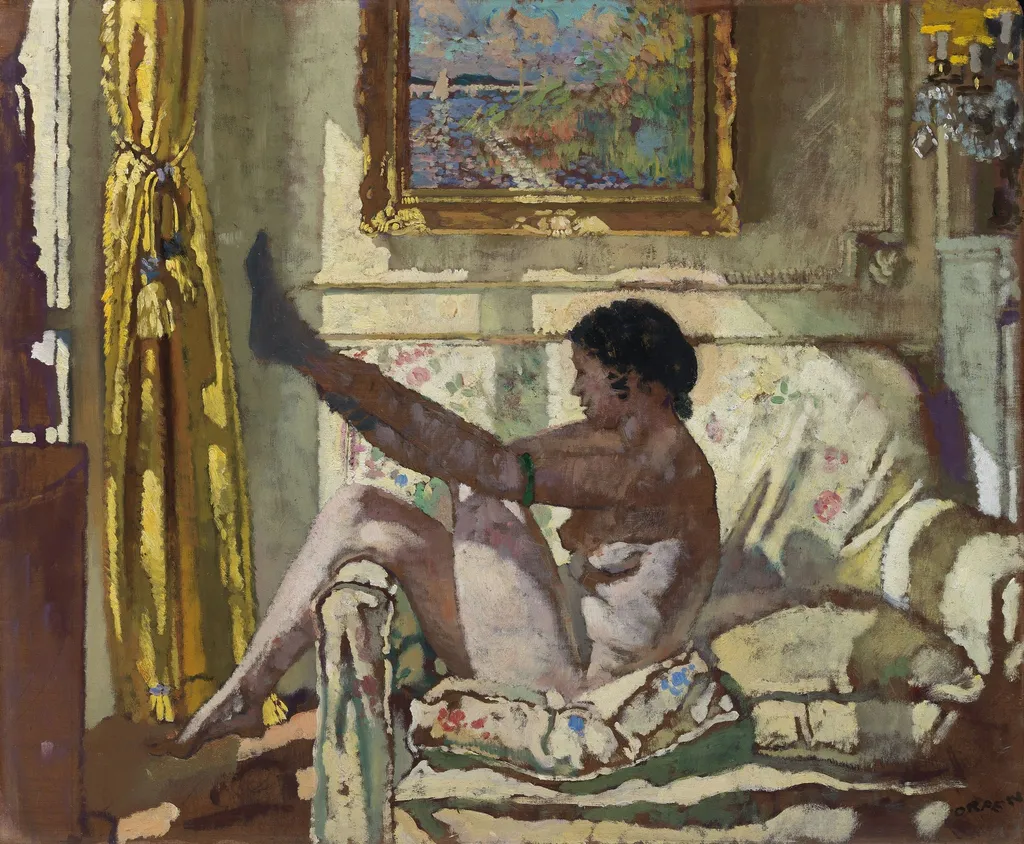 Sunlight, by William Orpen, oil, 1925
