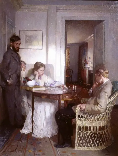 The Chess Players, by William Orpen
