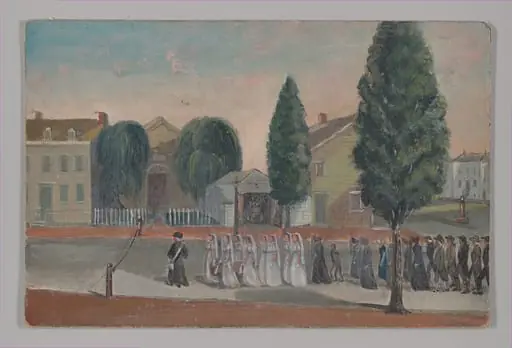 Infant Funeral Procession, by William P. Chappel, 1874