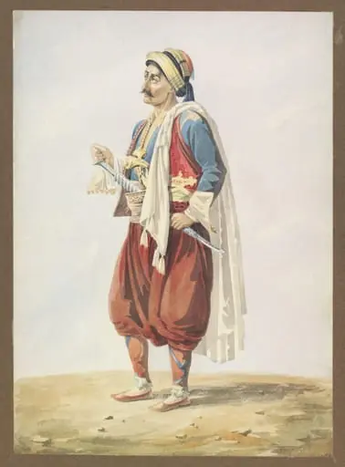 A Greek Officer, by William Page