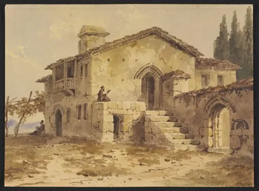 A Monastery, probably in Turkey or Greece, by William Page