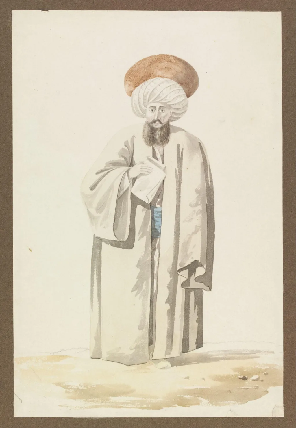 A Religious Dignitary, by William Page, watercolor, 1820