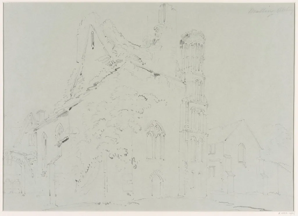 Malling Abbey, by William Page, 1816
