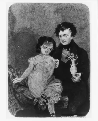 Man and Child (from McGuire Scrapbook), by William Page