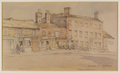 Epping High Street, by William Palmer Robins