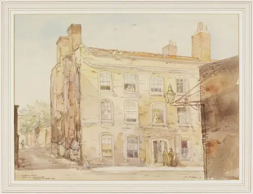 Georgian Houses, Castle Street, Bridgwater, by William Palmer Robins