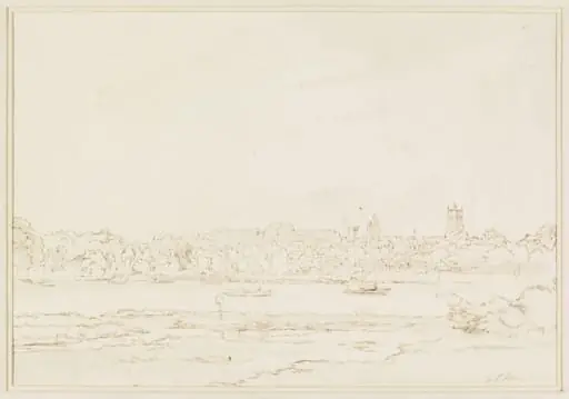Woodbridge from the South, by William Palmer Robins