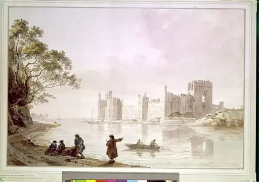 Caernarvon Castle, by William Pars