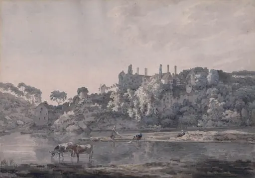 Lismore Castle on the Blackwater in the County of Waterford, Ireland, by William Pars