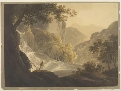 Waterfall, by William Payne