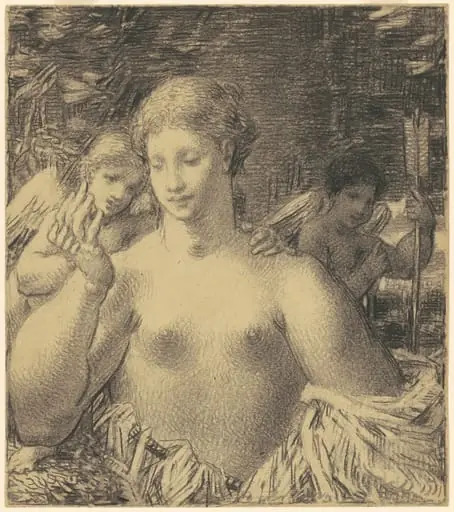 Nude with Cherubim, by William Perkins Babcock
