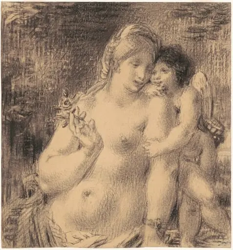 Nude with Cupid, by William Perkins Babcock