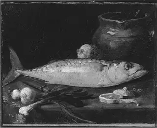 Still Life - Fish, by William Perkins Babcock