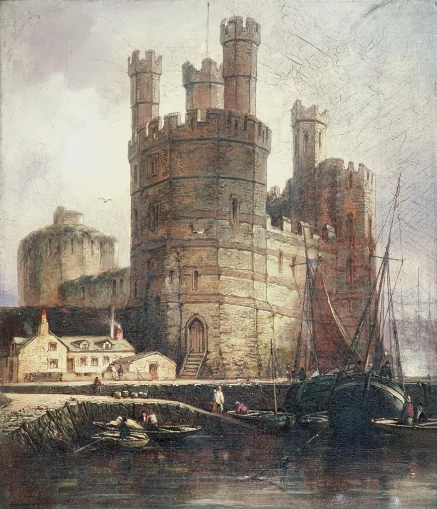 Eagle Tower, Caernarvon Castle, by William Pitt