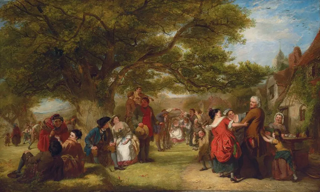 An English Merrymaking a Hundred Years Ago, by William Powell Frith