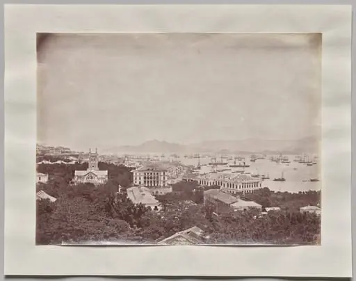 Untitled (General view of Hong Kong from the Scandal Point looking west), by William Pryor Floyd