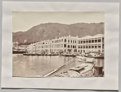 Untitled (View on the Praya, looking east, Hong Kong), by William Pryor Floyd