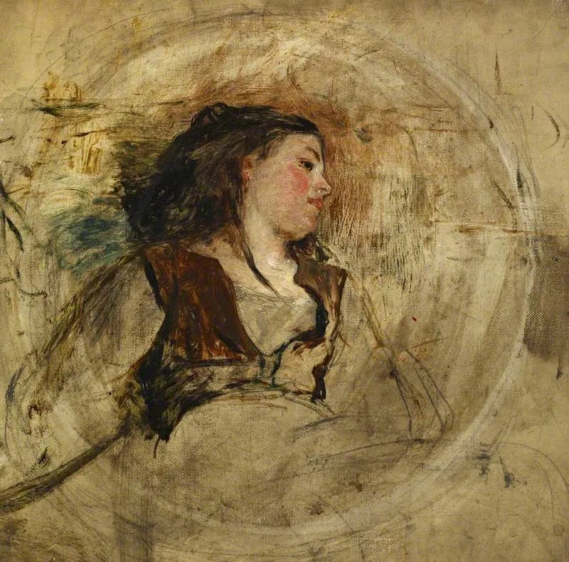 The Artist's Wife (Ellen Moxon, later Lady Orchardson, c 1854 - 1917), by William Quiller Orchardson, oil, 1881