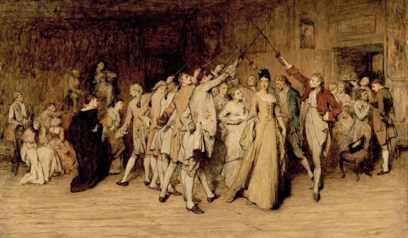 The Queen of the Swords, by William Quiller Orchardson, oil, 1889