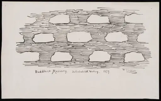 Buddhist Masonry, Jellalabad Valley