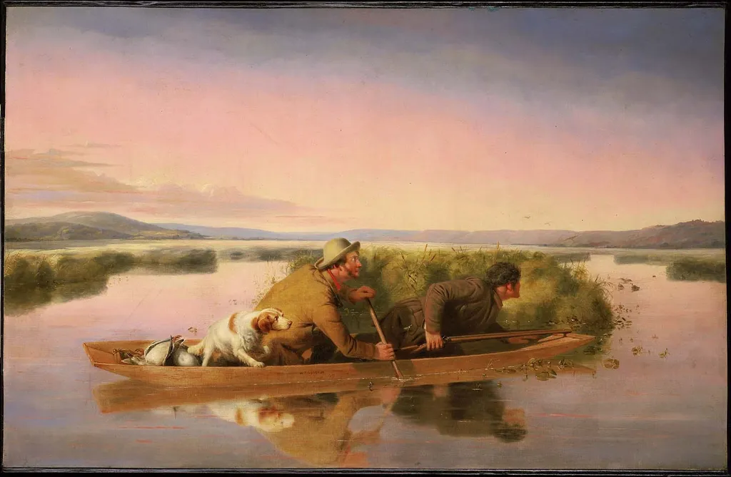 Duck Shooters, by William Ranney, oil, 1849