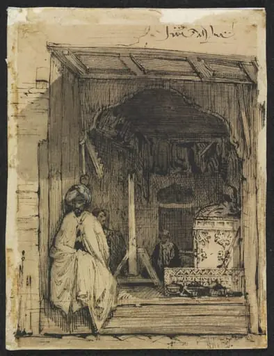 Marchand de la Place Juba, by William RI Wyld