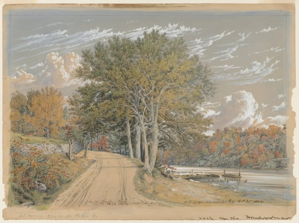 On the Harlem River, by William Rickarby Miller, 1855