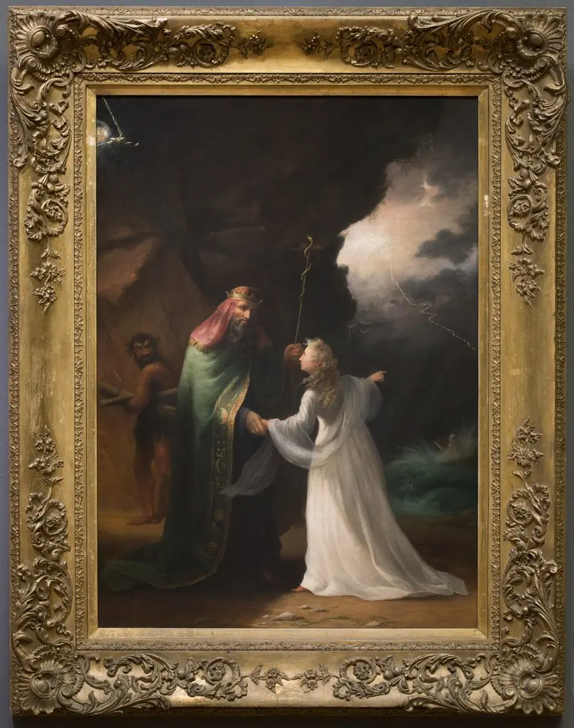 Scene from the Tempest, by William Rimer