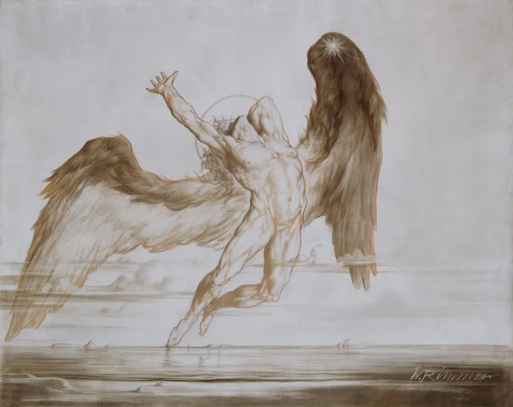 Evening (The Fall of Day), by William Rimmer, unspecified, 1870