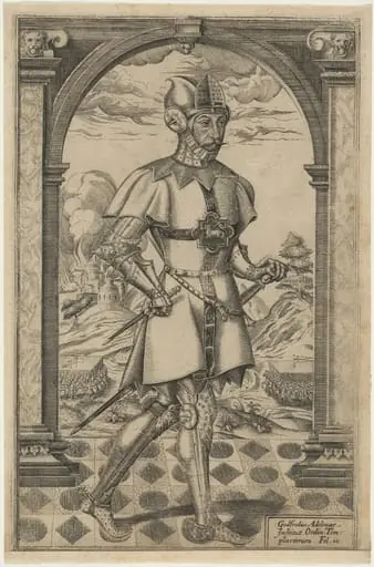 Godfrey Adelmar, Founder of the Knights Templar, by William Rogers