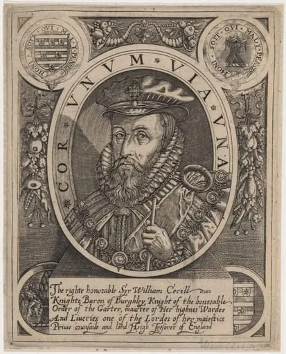 William Cecil, First Baron Burghley, by William Rogers